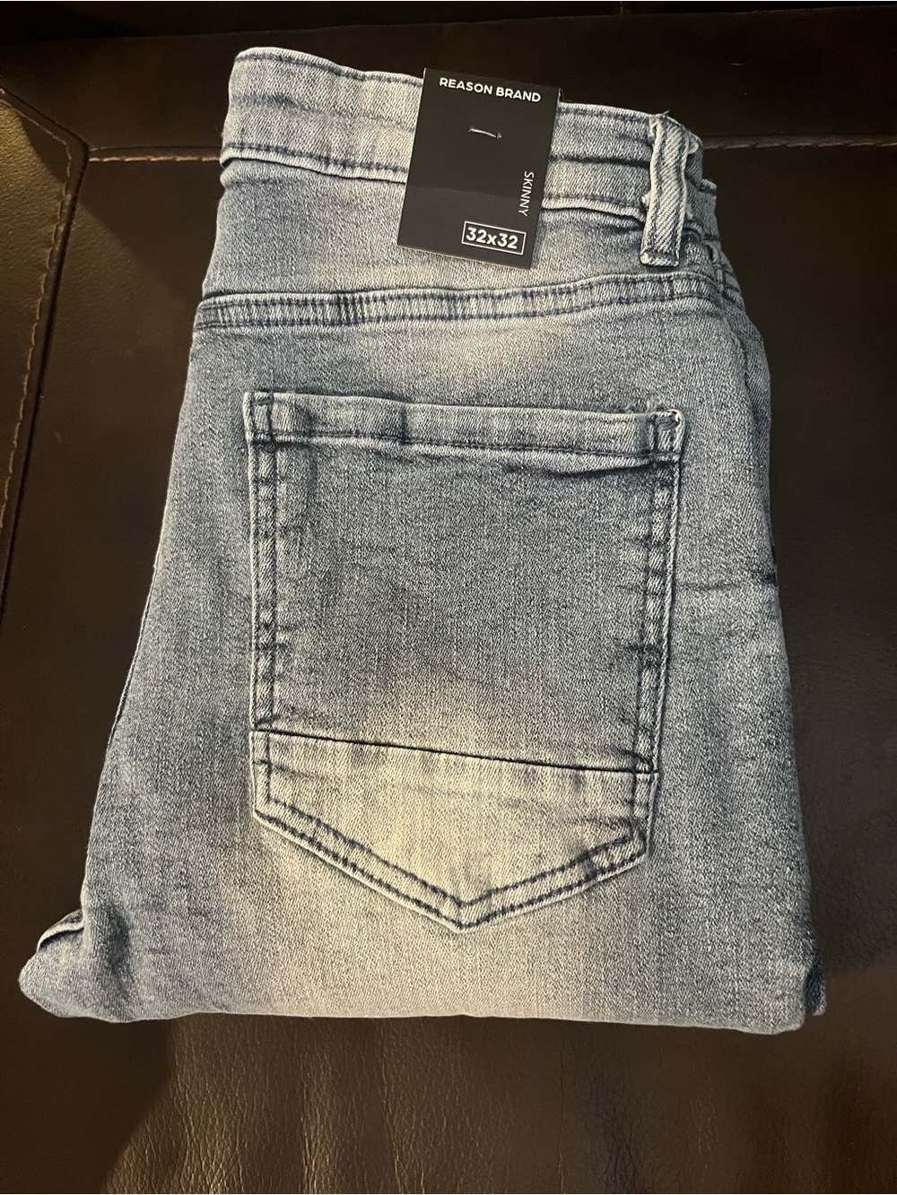 Reason Men's Light Blue Skinny Jeans